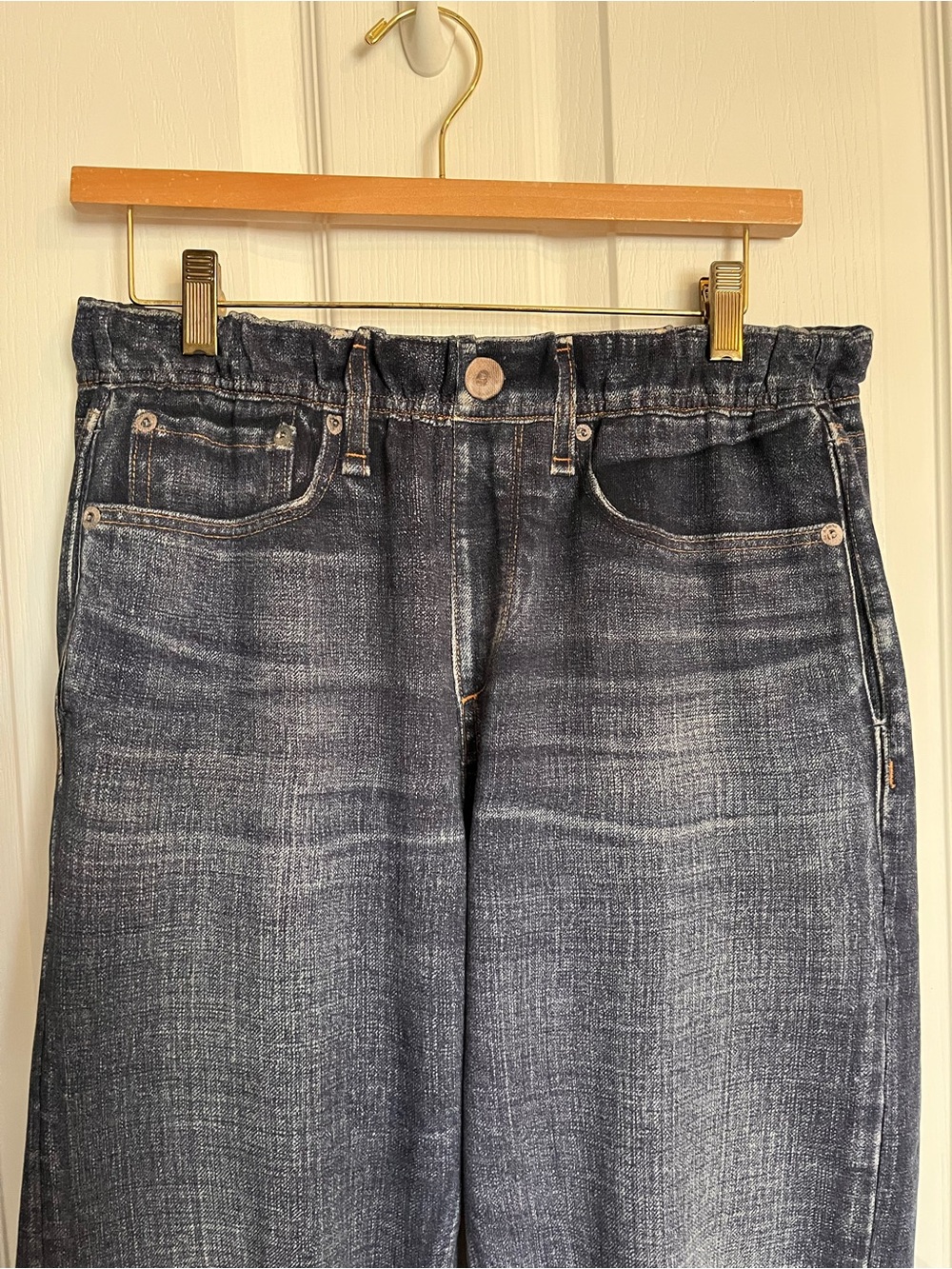 Rag & Bone Miramar French Terry Cotton Sweatpant Illusion Jeans Size Large - Picture 5 of 16